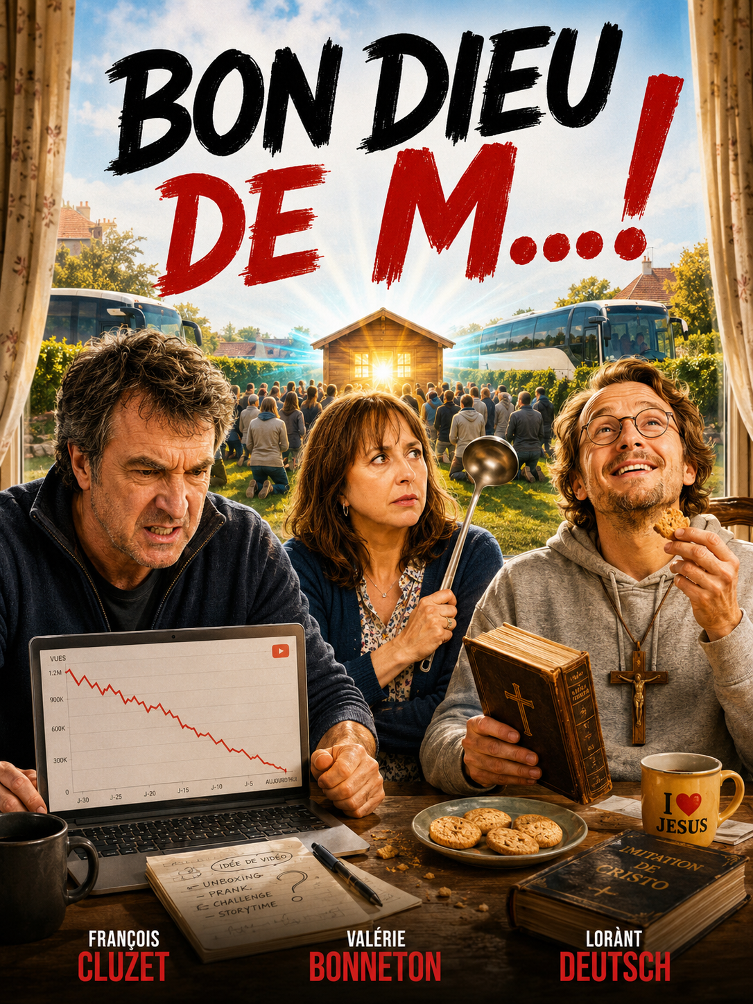 Affiche concept du film Bon Dieu de M... !