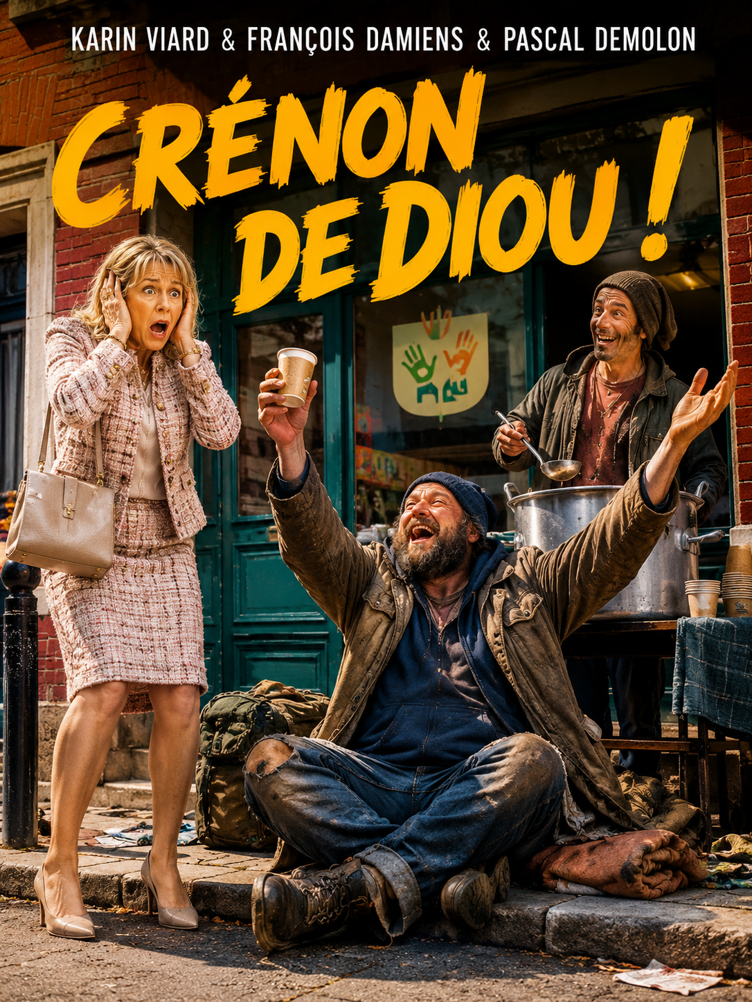 Affiche concept du film Crénon de Diou !